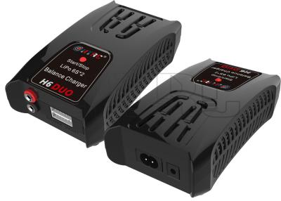 Chine Chargeur de batterie du DUO AC/DC RC NiMh du watt H6 du passe-temps 60 de RC pour la batterie de Lipo de 2 x 6 cellules à vendre