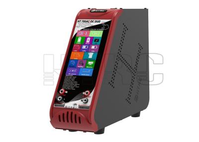 China Touch Screen HD , Dual rc battery charger Pro 12V DC 8S 20A 700W Duo Charger for sale