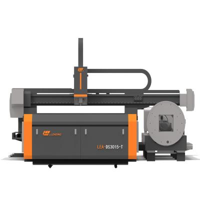 China DS-3015-T Leading 3000w Water Cooled CNC Tabletop Plate And Tube Metal Fiber Laser Cutting Machines for sale