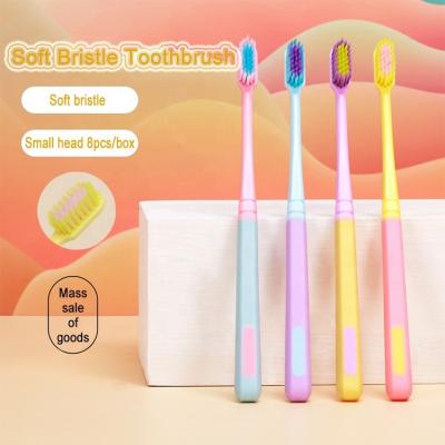 China Hot Selling Fashion Style Ice Soft Adult Toothbrushes Soft Stiffen Youth Adult Toothbrush for sale