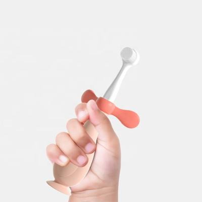 China Soft 10000 stiffens child toothbrush custom cute shape soft baby toothbrush for 0-12 years old for sale