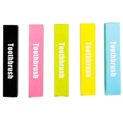 China Soft Bristle Travel Folding Toothbrush Colorful Logo Soft Bristle Travel Folding Toothbrush 1pc/ Cartons Custom Adult Toothbrush for sale