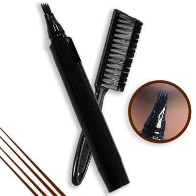 China Factory OEM Professional Private Label Drawing Waterproof Beard Filling Pen Kit For Men for sale