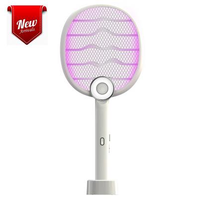 China New YAGE Viable 2-IN-1 Insect Zapper Fly Swatter Electric Mosquito Lamp Anti Mosquito Lamp with 10pcs Purple LED Light and Filling Base for sale