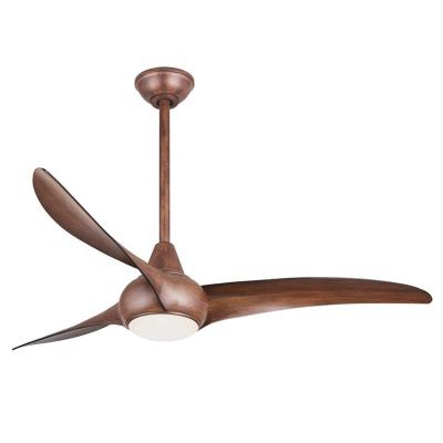 China Modern traditional ABS blades iron replacement cover plastic ceiling fan led light kit with light holz klinge for sale