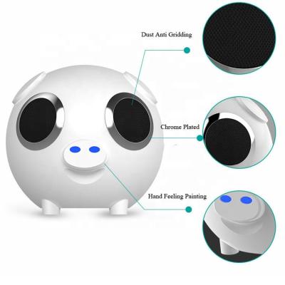 China Wholesale Wireless Speakers With Blue MINI Pig Wireless Speaker Cute Tooth Speaker Animal Grill for sale