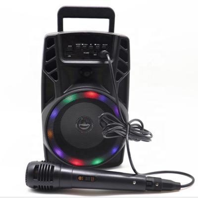 China No Loud USB Tooth 5 Inch Active Outdoor Portable Blue Wireless Party Box Speaker With Microphone Karaoke for sale