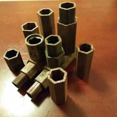 China Liquid Pipe 16MN Q345B Special Shaped Hexagon Shape Seamless Steel Pipe for sale