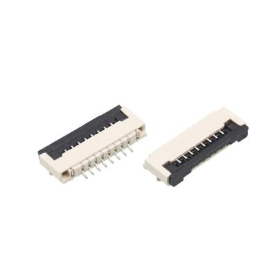 China FPC/PCB MSR 1.0mm SMD High Temperature Resistant FPC/PCB Connector 8Pin Flip Needle Socket Connector Terminal PCB Connector for sale