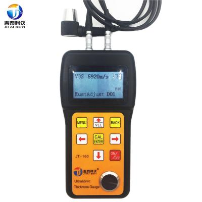 China Zero Calibration and Two Point Calibration Digital Thickness Gauge Portable Ultrasonic Metal Thickness Tester for sale