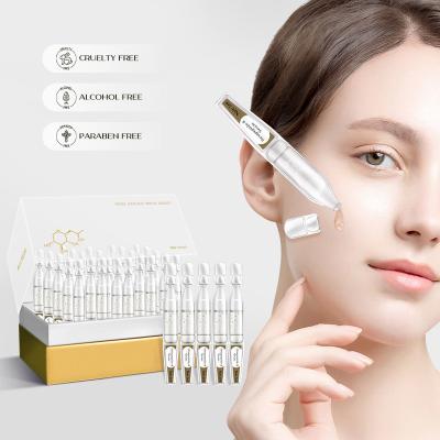 China Organic Moisturizer OEM Private Label Moisturizing Tightening Face Skin Care Hyaluronic Ampoule Hexapeptide-8 Serum for sale