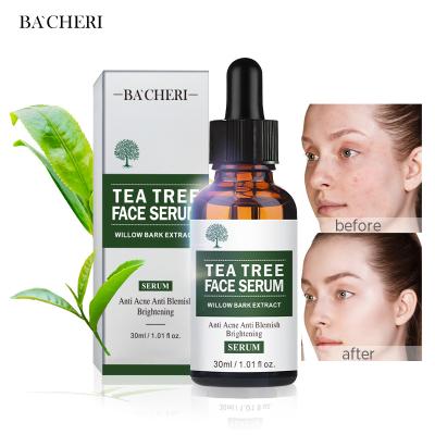 China OEM Private Label Anti-Wrinkle Brightening Anting Strong Blemish Ance Skin Care Tea Tree Facial Serum for sale