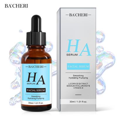 China Moisturizer OEM Private Label Smoothing Hyaluronic Acid Skin Care HA Hydration Dropping Facial Serum for sale