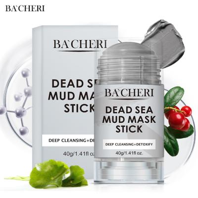 China Whitening Nourishing Dead Sea Deep Cleansing Clay Mask Stick OEM Packaging Skin Care Custom Face Organic Mud for sale