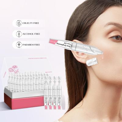 China OEM Private Label Organic Anti Wrinkle Ampoule Brightening Anti Wrinkle Rose Face Oil Anti Aging Skin Care for sale