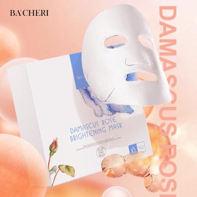 China Moisturizer Beauty Skin Care Brightening Moisturizing Private Label Organic Damask Rose Face Mask for sale