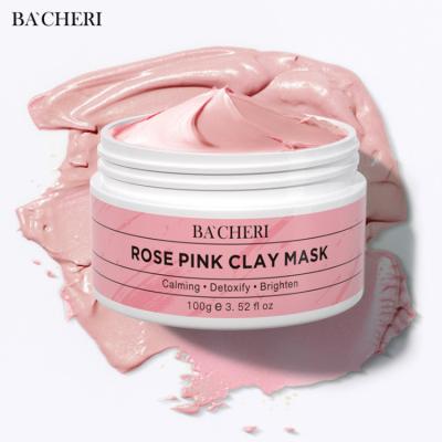 China Moisturizer Face Blemish Organic Mud Cosmetics Anti Brighten Dead Sea Mud Turmeric Green Tea Rose Pink Clay Mask for sale