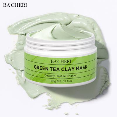 China Custom Organic Skin Care Face Mud Anti Moisturizer Packaging Flaw Brighten Dead Sea Mud Green Tea Turmeric Pink Clay Mask for sale