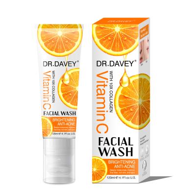 China Moisturizing Cream Dr. DAVEY Cleanser Whitening VC Bubble Beauty Milk Face Wash for sale