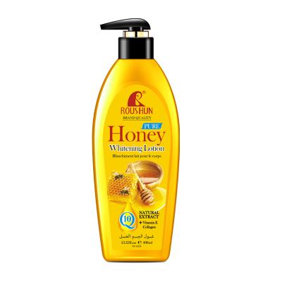 China ROUSHUN Natural Lightening Whitening Honey Body Lotion for sale