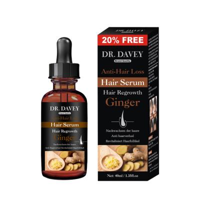 China Dr.davey Ginger Hair Loss Prevention Anti Hair Loss Serum Natural Hair Growth and Shine Oil for sale