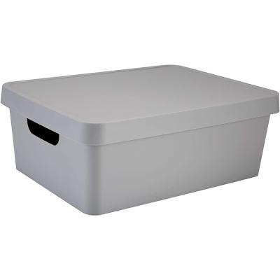 China Sustainable Household Container Plastic Basket PP Box Storage Box Clothes Storage Box for sale