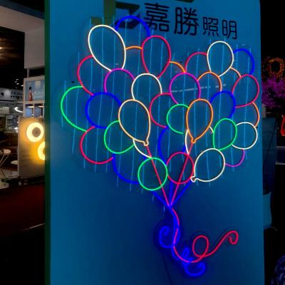 China New LED 7-8w/M Sdm 2025 296led/M Low Heat /High Ultra-bright Theme Park Safety/Extra Long Life Flex Mini D Shape Led Neon Lamp Strip for sale