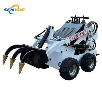 China Cheap Hotels China Senyue Brand 23hp EPA Briggs & Stratton Engine Mini Wheeled Mini Skid Steer Loader With Various Attachments for sale