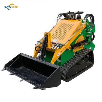 China Cheap Hotels Senyue 2023 Land Moving Machinery Track Crawler Mini Skid Steer Loader Skid Small New Brand New Beef For Sale for sale