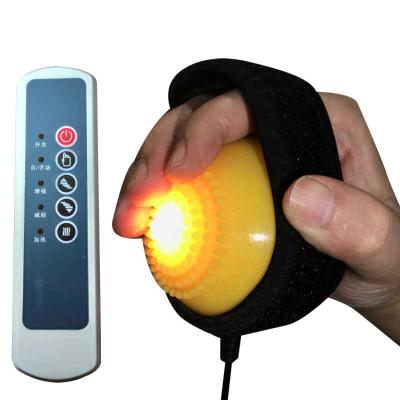 China Hot Plug Kooeej Hand Physiotherapy Rehabilitation Exercise Compress Vibrating Hand Massager Ball for sale