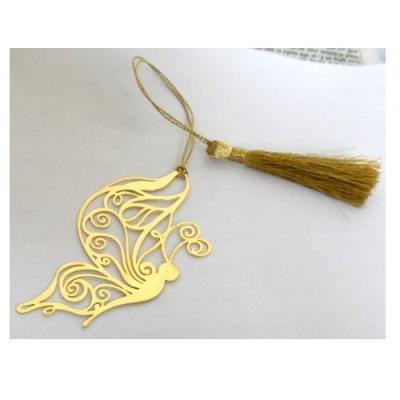 China Custom Europe Metal Etching Brass Bookmark For Promotional Gifts for sale