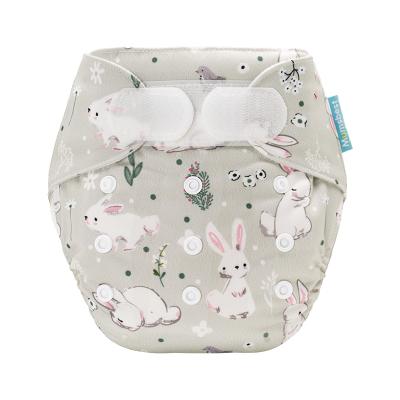 China Baby 3-15kg Suitable Printed Crochet-loop Washable Reusable Diaper Pocket Cloth Cloth Diaper Diaper for sale