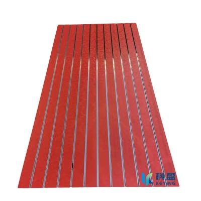 China MDF Moisture Proof Slotted Board Good Selling Products Decorative Standard Slatwall Panels Melamine Board Display Stand for sale