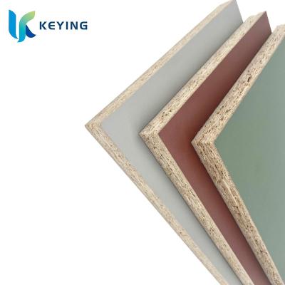 China Factory Direct Sale E0 E1 ENF Modern Pariticle Board Melamine Furniture Siding Fittings Laminated Single Particle Board for sale