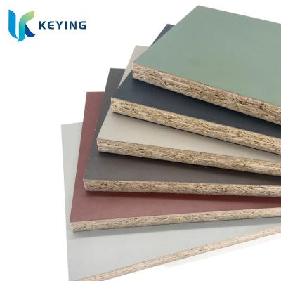 China Modern high quality waterproof melamine veneer exterior particle board for wardrobe and dressing table furniture for sale