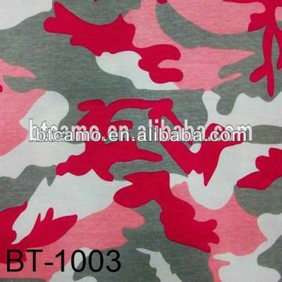 China Anti-Static Army Rose Camouflage Fabric for sale