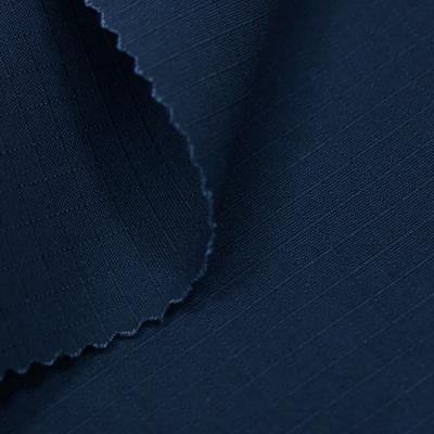 China Shrink-resistant blue ripstop workwear fabric for security guard uniform KY-092 for sale