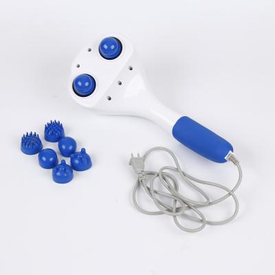 China Body Massager Stick Hammer Cartoon Dog Design Percussion Massager Double Heads Cartoon Dog Design CE ROHS CN ABS 3 Head Handheld Sets; ZHE for sale