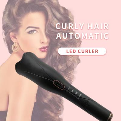 China Profession wholesale hot sale hair curler hair curler LED display heater PTC hair curler hair curler iron private label auto rotating automatic hair curler for sale