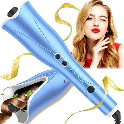 China Heat Adjustable Settings Auto Curling Iron, Auto Hair Curler, Double Tension Hair Curling Wand With Auto Off Function For Styling for sale