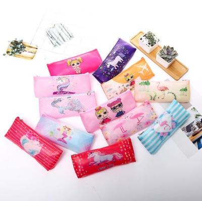 China Lovely new polyester students receive pencil case stationery to receive Han edition cartoon design pn7138 square pen bag bag for sale