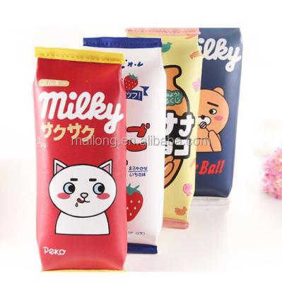 China Original lovely cute strips of snack pen pencil case PU leather bag students creative schoolbag PN5209 for sale