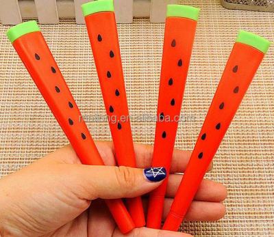 China Sensitive Neutral Material Fruit Silicone Watermelon Felt Pens Stationery Set Students Beginning PN3700 for sale