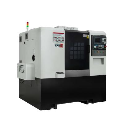 China Garment Shop Small Milling Machine Slope Bed With Swim Feeder CK36-r700 Turning Milling Machine for sale