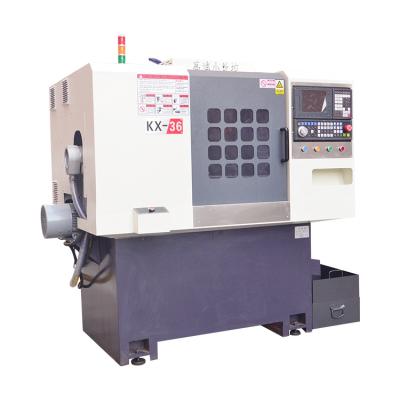 China Machinery Repair Shops CNC Lathe Machine KX36-R700 With Automatic Driver Slope Bed Lathe for sale