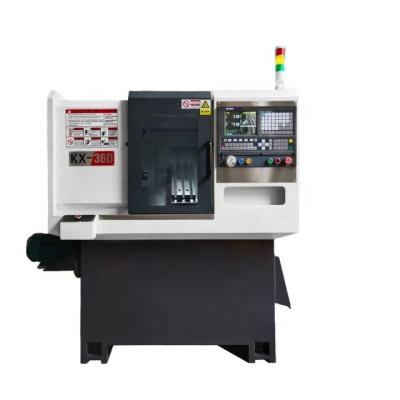 China Cheap Metal Lathe Milling Drilling and Fine 3 Axis CNC Lathe Machine NANJINGKT or GSK Controller with Fly Knife Plate for sale