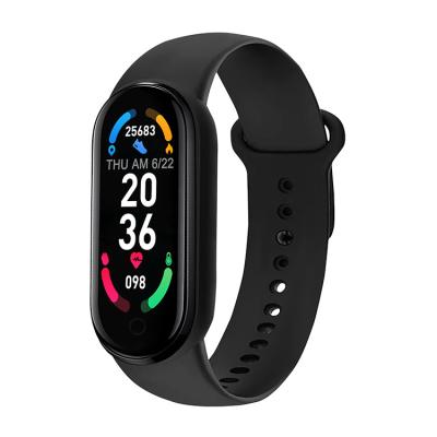 China M6 Touch Screen Smart Watch Heart Rate Blood Pressure Sports Smart Wristband Product Sleep Tracker Electronic Step Counter With Game for sale