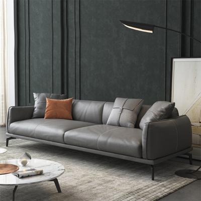 China Nordic Design Adjustable Modern Living Room Furniture Sectional Sofa Living Room (Other) Luxury Leather Sofa for sale