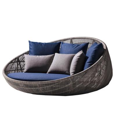 China Modern Cheapest Ball Egg Shaped Chair Furniture Indoor Outdoor Rattan Wicker Garden Sofa for sale