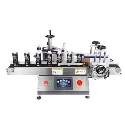 China Semi automatic food round bottle multifunctional tabletop labeling machine for wholesales for sale